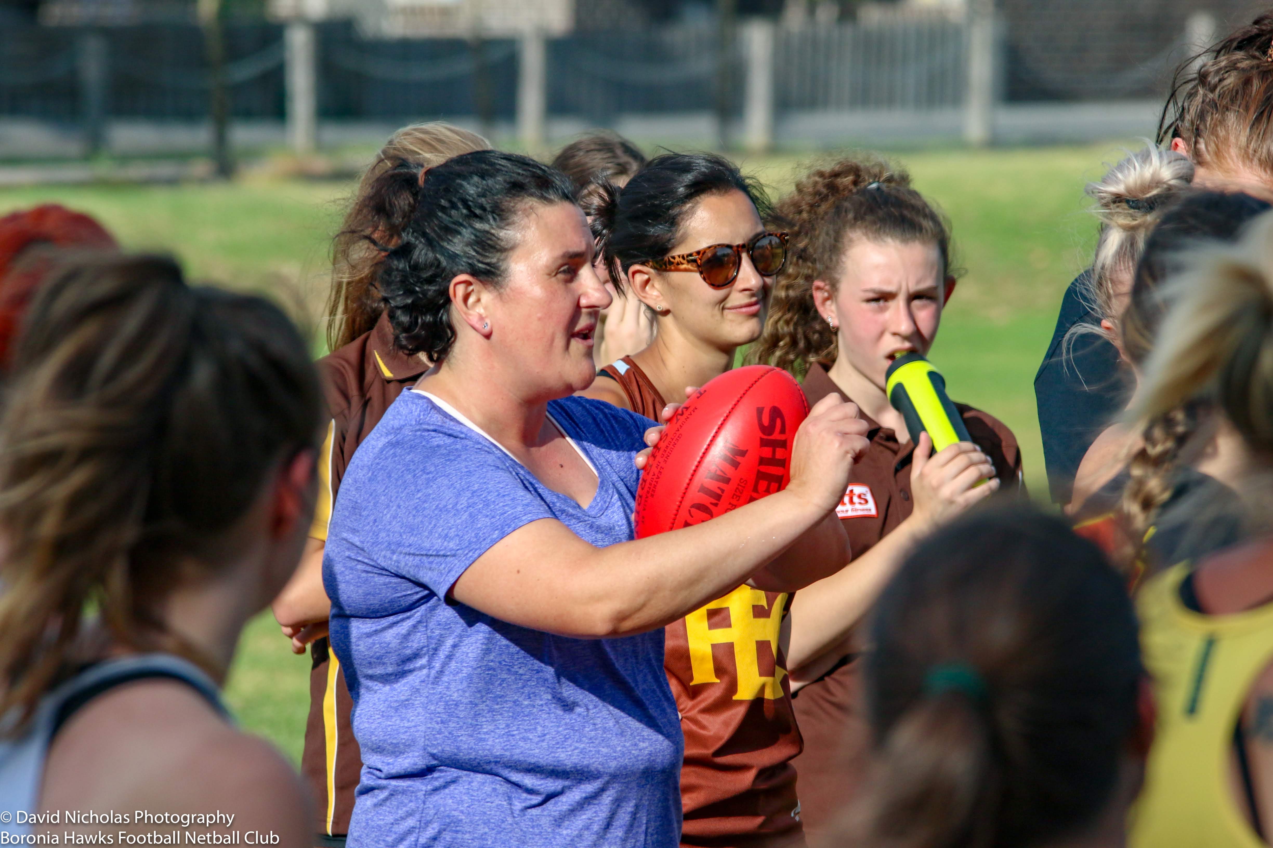 Karen Little from Boronia Hawks Women's Football.