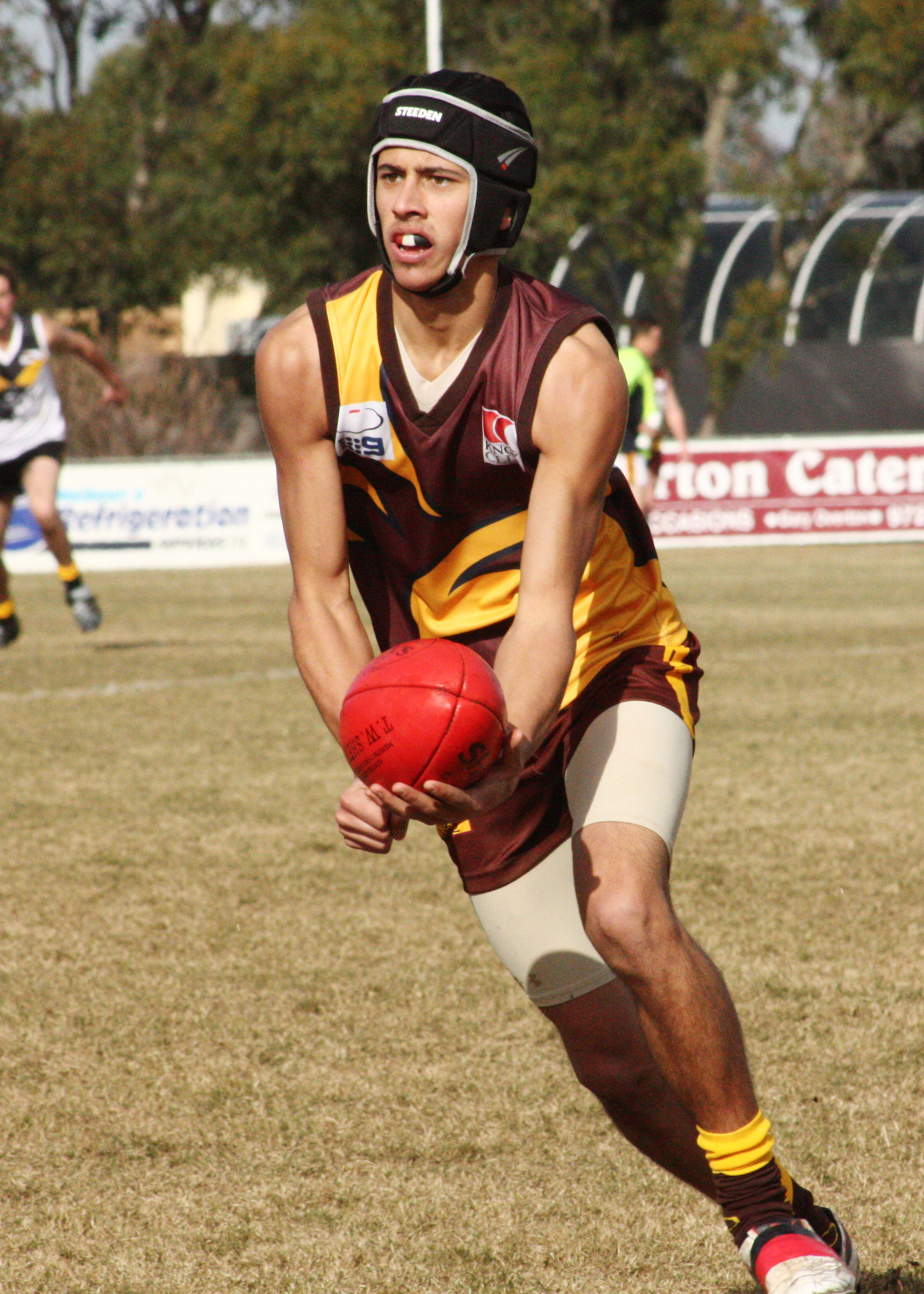 Mitch Wright dominating the member's wing in 2010.